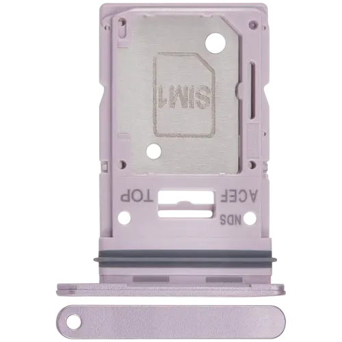 Dual Sim Card Tray For Samsung Galaxy A35 (A356 / 2024) (Premium) (Lilac)