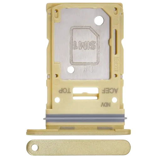 Dual Sim Card Tray For Samsung Galaxy A35 (A356 / 2024) (Premium) (Lemon)