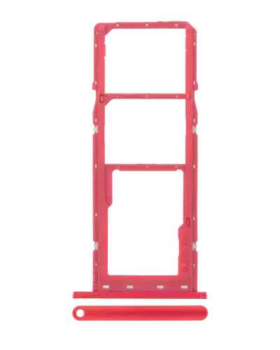 Dual Sim Card Tray For Samsung Galaxy A02S (A025 / 2020) / A03 (A035 / 2021) (Red)