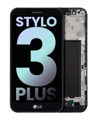 LCD Assembly With Frame For LG Stylo 3 Plus (TP450 / MP450 / M470) (Genuine OEM) (Black)