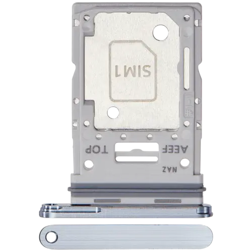 Dual Sim Card Tray For Samsung Galaxy A55 5G (A556 / 2024) (Premium) (Iceblue)