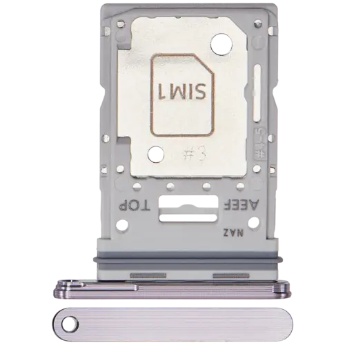 Dual Sim Card Tray For Samsung Galaxy A55 5G (A556 / 2024) (Premium) (Lilac)
