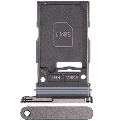 Single Sim Card Tray For Samsung Galaxy S24 FE 5G (Premium) (Graphite)