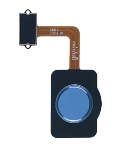 Fingerprint Reader With Flex Cable For LG Q7 Alpha / Q7 Plus (Light Blue)