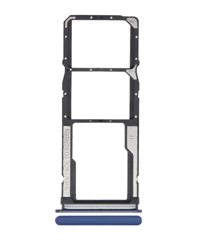 Dual Sim Card Tray For Xiaomi Redmi 10X 4G / Note 9 (Blue)
