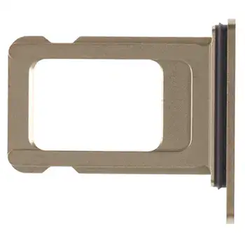 Tiroir pour carte SIM unique pour iPhone 13 Pro / 13 Pro Max (Pièce d'origine constructeur) (Or)