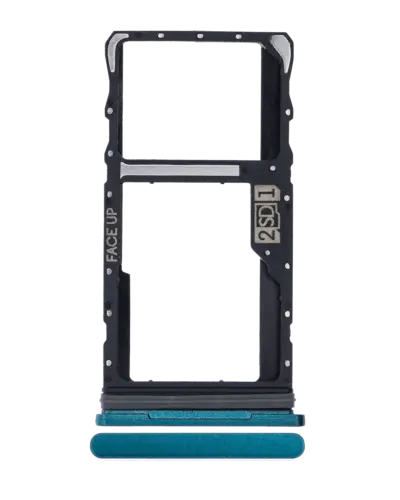 Dual Sim Card Tray For Motorola Moto G50 (XT2137 / 2021) (Aqua Green)