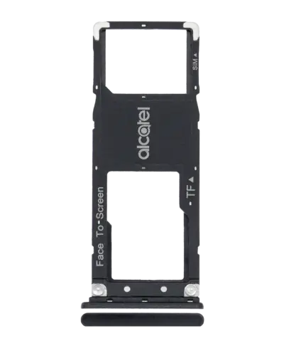 Single Sim Card Tray For Alcatel 3C (5026 / 2018) (Black)