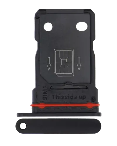 Dual Sim Card Tray For OnePlus 9 Pro (Stellar Black) – Image 6