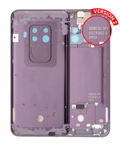Mid-Frame Housing For Motorola One Zoom (XT2010-01 / 2019) / Z4 (XT1980 / 2019) (Version 2) (Cosmic Purple)