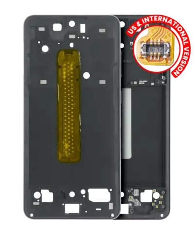 Boîtier intermédiaire pour Samsung Galaxy S21 FE 5G (versions US et internationale) (graphite)