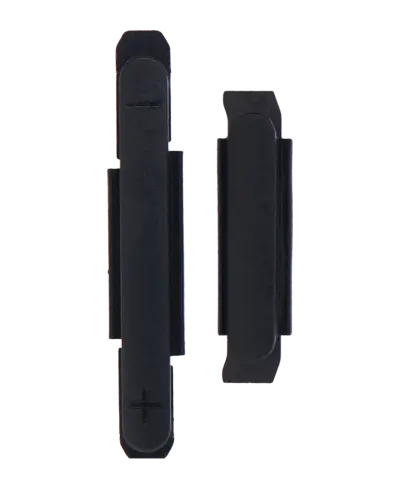 Hard Buttons (Power / Volume) For Microsoft Surface Pro X 13" (QWZ-00001) (Black) (2 Piece Set)