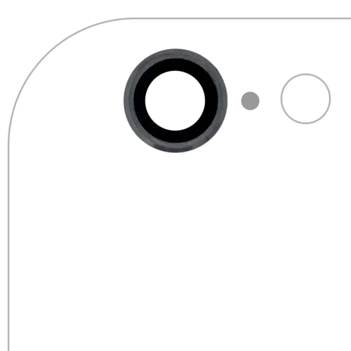 Back Camera Lens For iPhone 6 / 6S (Space Gray) (10 Pack) – Image 2