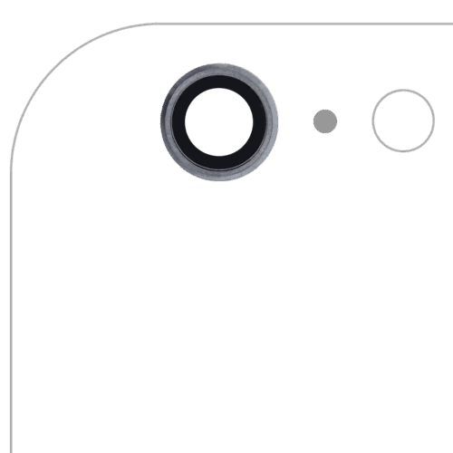 Back Camera Lens For iPhone 6 Plus / 6S Plus (Real Sapphire) (Premium) (Space Gray) (10 Pack) – Image 3
