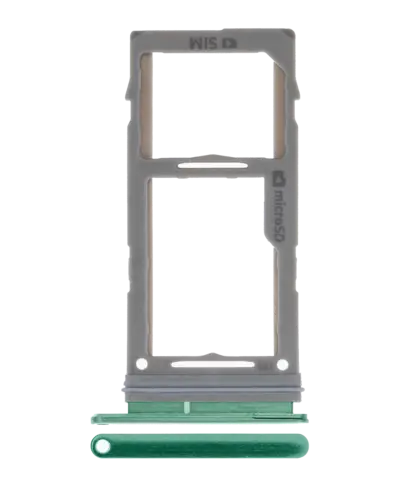 Single Sim Card Tray For Samsung Galaxy S10 / S10 Plus / S10E (Prism Green)