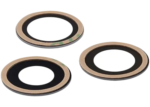 Lentille de caméra arrière (verre uniquement) avec adhésif pour iPhone 12 Pro Max (ensemble de 3 pièces) (véritable saphir) (Premium) – Image 5