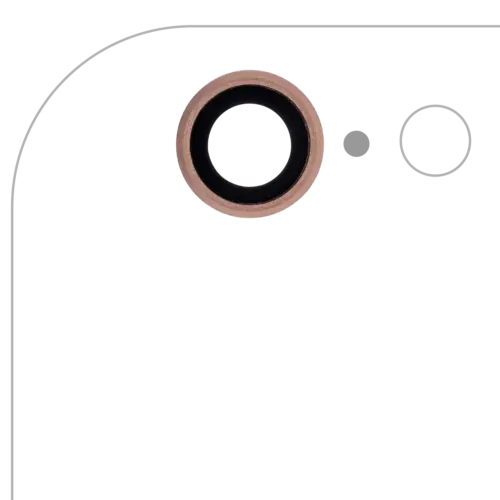Back Camera Lens For iPhone 6S (Rose Gold) (10 Pack)