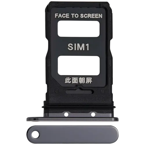 Sim Card Tray For Xiaomi 13 Pro (Ceramic Black)