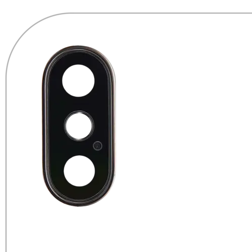 Back Camera Lens With Bracket & Bezel For iPhone XS / XS Max (Aftermarket Plus) (Gold) (10 Pack) – Image 3