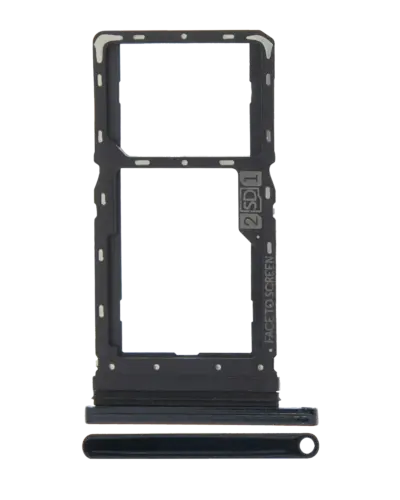 Dual Sim Card Tray For Motorola Moto G8 Play (XT2015 / 2019) (Black Onyx)