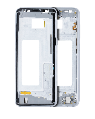 Boîtier intermédiaire pour Samsung Galaxy S8 (avec petites pièces) (Argent arctique)