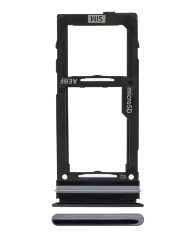 Single Sim Card Tray For Samsung Galaxy A52 4G (A525 / 2021) / 5G (A526 / 2021) A52S 5G (A528 / 2021) (Awesome Black)