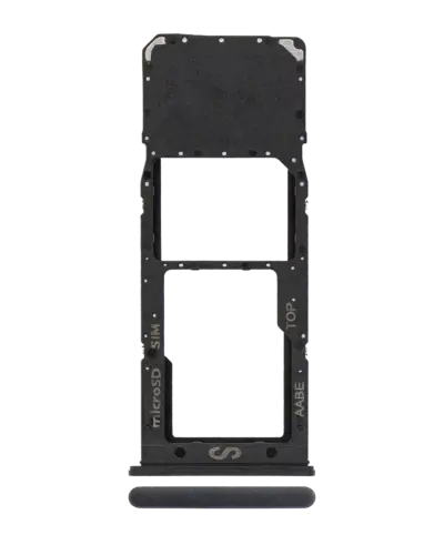 Single Sim Card Tray For Samsung Galaxy A12 (A125 / 2020) (Black)
