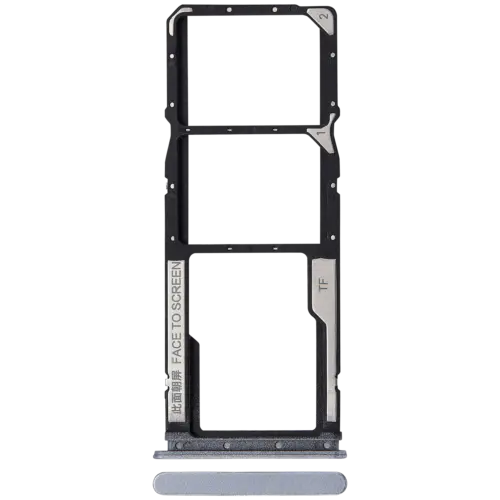 Sim Card Tray For Xiaomi Redmi 10 5G (Chrome Silver)