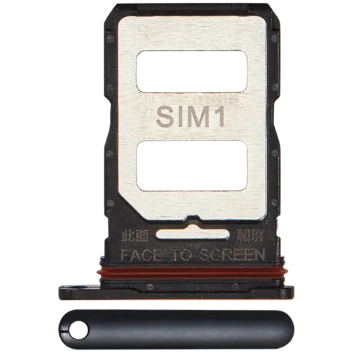 Sim Card Tray For Xiaomi 12T / 12T Pro (Black)