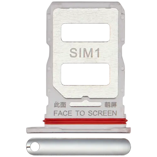 Sim Card Tray For Xiaomi 12T / 12T Pro (Silver)