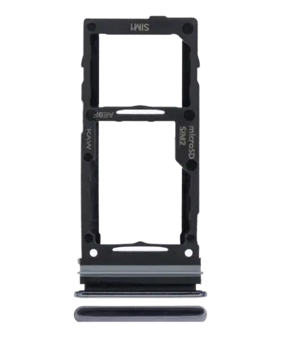 Dual Sim Card Tray For Samsung Galaxy A72 (A725 / 2021) (Awesome Black)