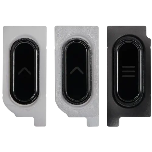 Home Button For Samsung Galaxy Tab Active Pro 10.1" (T545 / T540 / T547) (2019) (Black) (3 Piece Set)