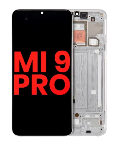 OLED Assembly With Frame For Xiaomi Mi 9 Pro (Aftermarket Plus) (Dream White)