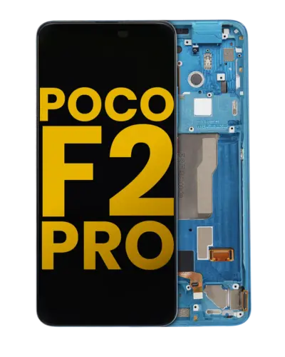 OLED Assembly With Frame For Xiaomi Poco F2 Pro / Redmi K30 Pro (Refurbished) (Neon Blue)