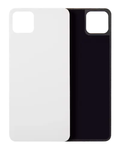 Back cover Glass For Google Pixel 4 (Clearly White)