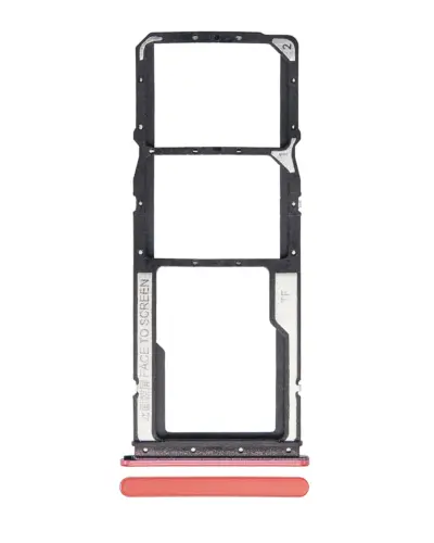 Dual Sim Card Tray For Xiaomi Redmi 8A (Sunset Red)