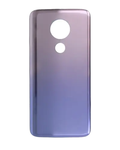 Coque arrière en verre pour Motorola Moto G7 Power (XT1955 / 2019) (Violet glacé) – Image 4