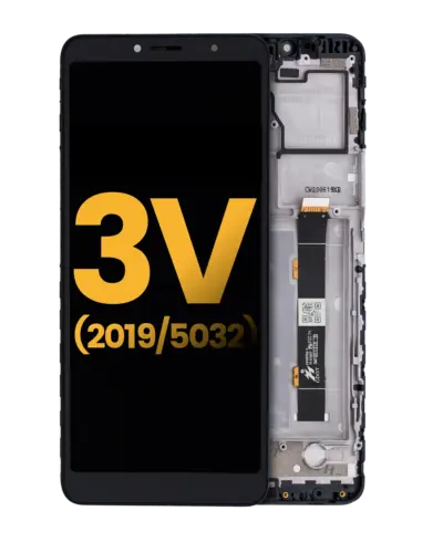 LCD Assembly With Frame For Alcatel 3V (5032 / 2019) (Refurbished) (Elegant Black)