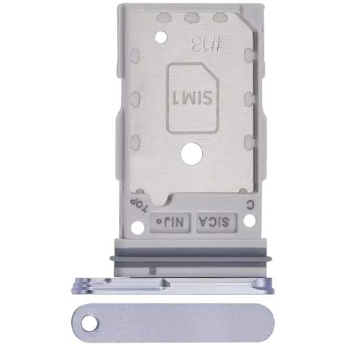 Dual Sim Card Tray For Samsung Galaxy S25 / S25 Plus (Premium) (Iceblue)