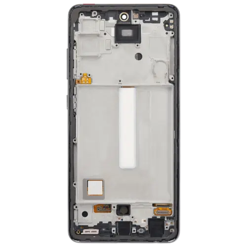 Bloc écran OLED avec cadre pour Samsung Galaxy A52 4G (A525 / 2021) / A52 5G (A526 / 2021) / A52S 5G (A528 / 2021) (6.36") (compatible qualité supérieure) (Awesome Black) – Image 5