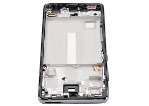 Bloc écran OLED avec cadre pour Samsung Galaxy A52 4G (A525 / 2021) / A52 5G (A526 / 2021) / A52S 5G (A528 / 2021) (6.36") (compatible qualité supérieure) (Awesome Black) – Image 9