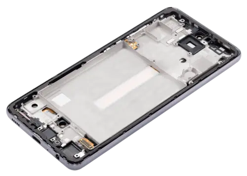 Bloc écran OLED avec cadre pour Samsung Galaxy A52 4G (A525 / 2021) / A52 5G (A526 / 2021) / A52S 5G (A528 / 2021) (6.36") (compatible qualité supérieure) (Awesome Black) – Image 7