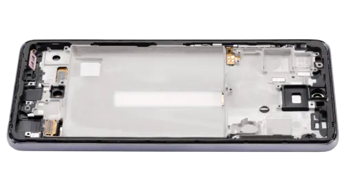 Bloc écran OLED avec cadre pour Samsung Galaxy A52 4G (A525 / 2021) / A52 5G (A526 / 2021) / A52S 5G (A528 / 2021) (6.36") (compatible qualité supérieure) (Awesome Black) – Image 11