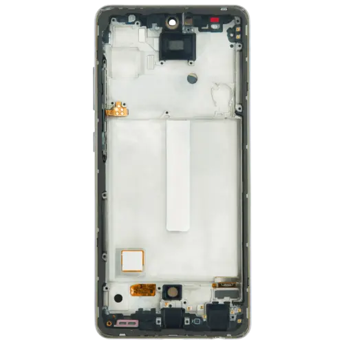 Écran OLED avec cadre pour Samsung Galaxy A52 4G (A525 / 2021) / A52 5G (A526 / 2021) / A52S 5G (A528 / 2021) (6,36") (Adaptateur Plus) (Blanc éclatant) – Image 5