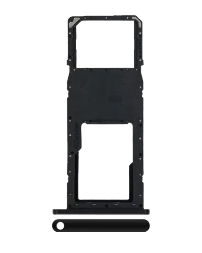 Single Sim Card Tray For Samsung Galaxy A11 (A115 / 2020) (Black)