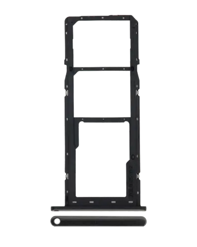 Dual Sim Card Tray For Samsung Galaxy A11 (A115 / 2020) (Black)