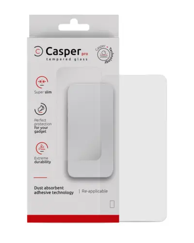 Casper Pro Tempered Glass For Samsung Galaxy S25 Ultra 5G (Retail Pack) (Clear)