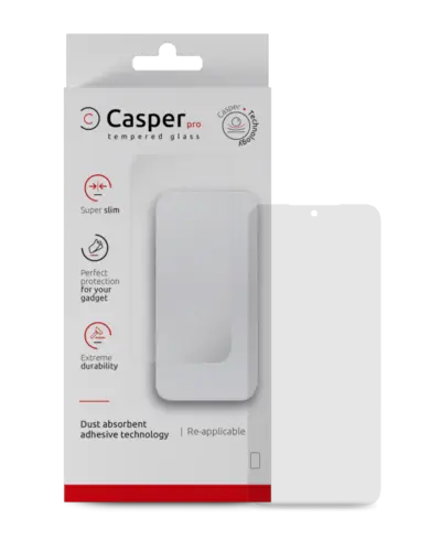 Casper Pro verre trempé pour Google Pixel 9 Pro XL (Retail Pack) (Clear)