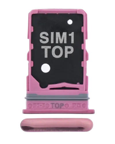 Dual Sim Card Tray For Samsung Galaxy A80 (A805 / 2019) (Pink)