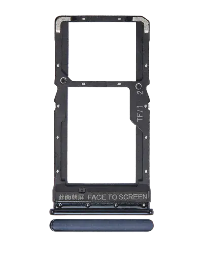 Tiroir double carte SIM pour Xiaomi Redmi Poco X3 / X3 Pro (Noir fantôme) – Image 6